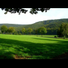 Blick ueber die Weser auf den Bramwald